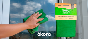 Pano Mágico para Limpeza de Vidros