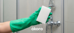 evitar manchas em box de banheiros