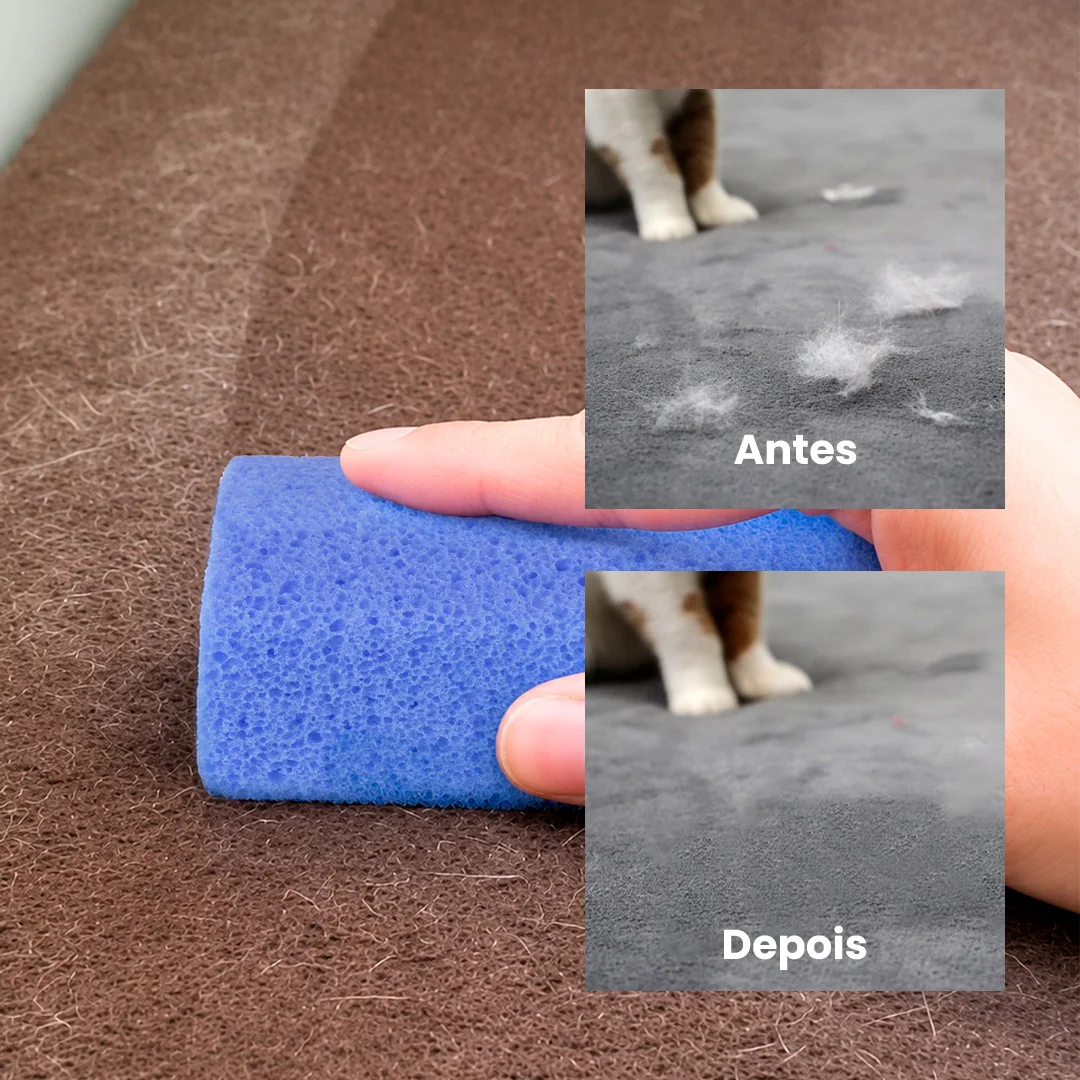 3-ANTES E DEPOIS Ecomais® Tira Pelos e Bolinhas