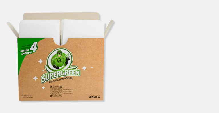 CARACTERISTICA 4 -Economia de tempo Supergreen® Esponja Limpadora (4 unidades)